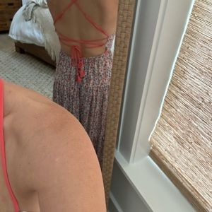 Aakaa Maxi Floral Dress